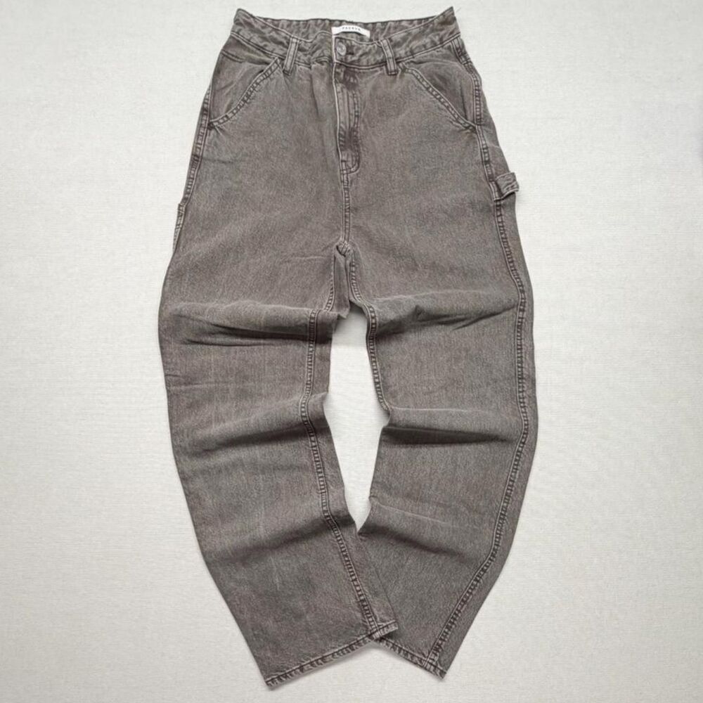 Pacsun Men's Brown and Grey Jeans